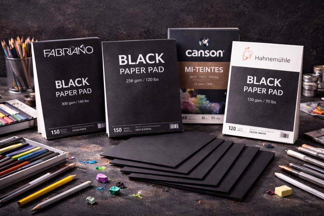 Schwarzes Papier Block - Kidis Art