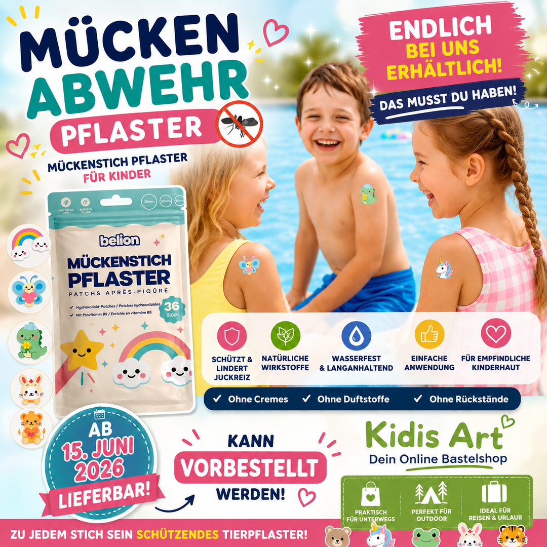 Anti-Mückenstich Pflaster für Kinder