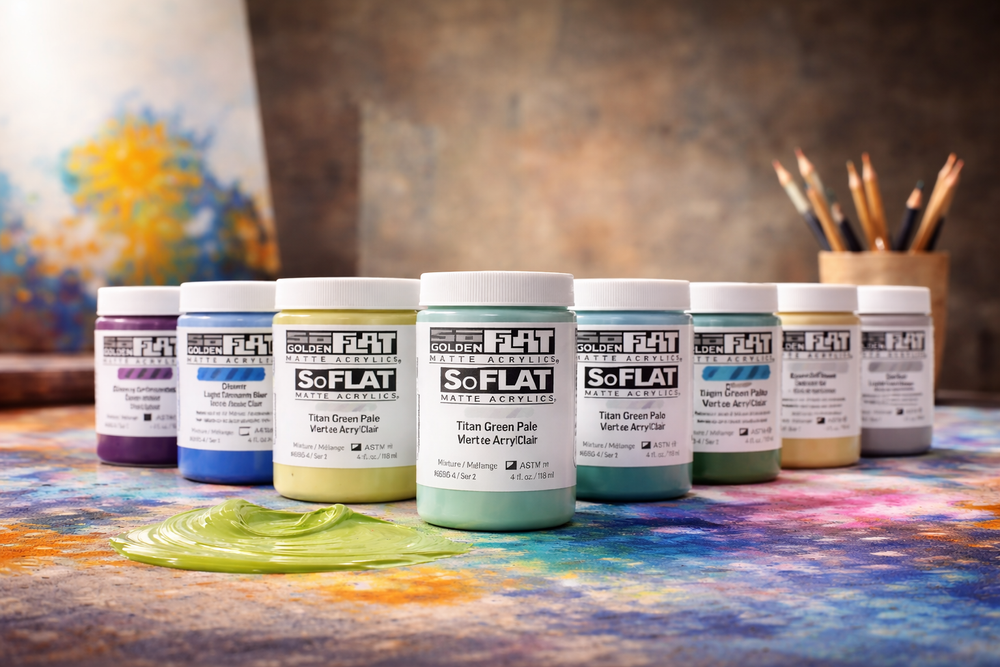 Golden SoFlat Acrylfarbe - Kidis Art