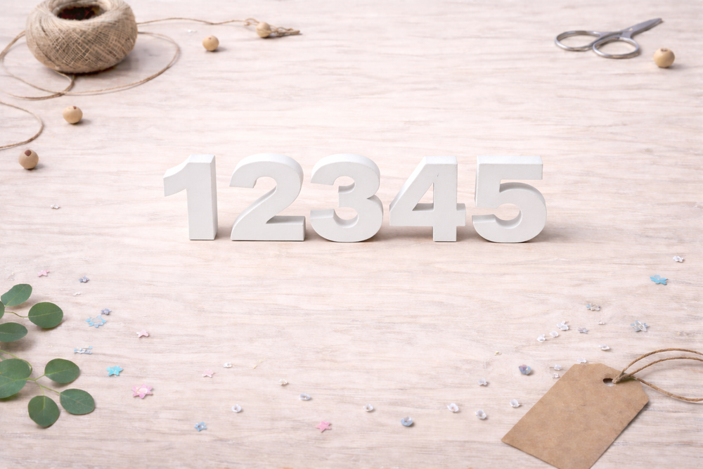 Holzzahlen MDF - Kidis Art