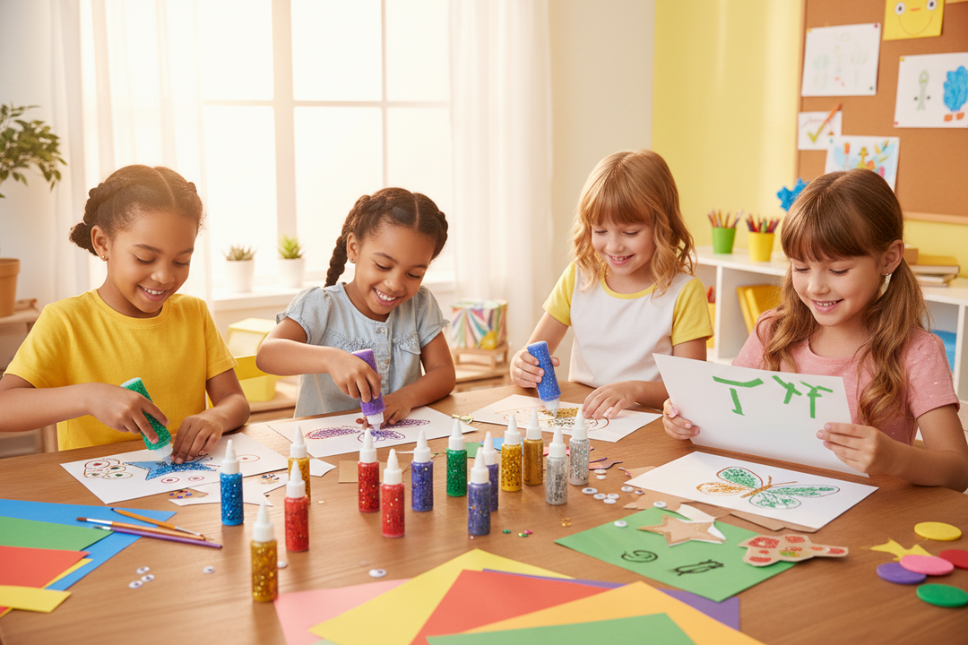Glitter Glue Flasche - Kidis Art