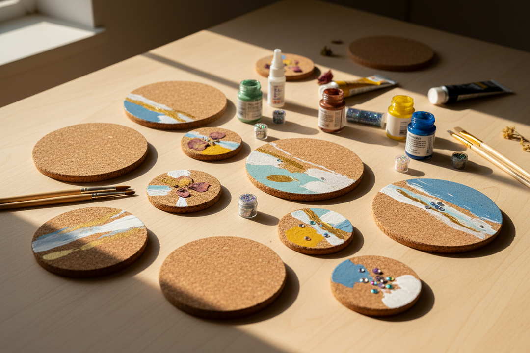 Kork Untersetzer - Kidis Art