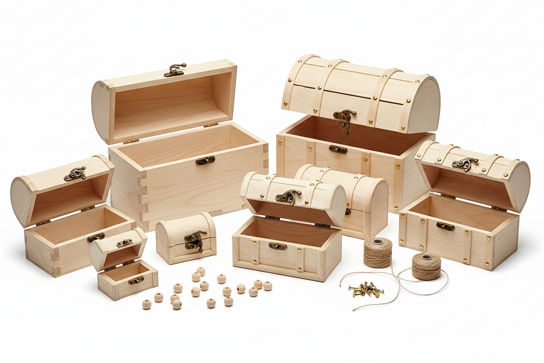 Holz Schatztruhe - Kidis Art