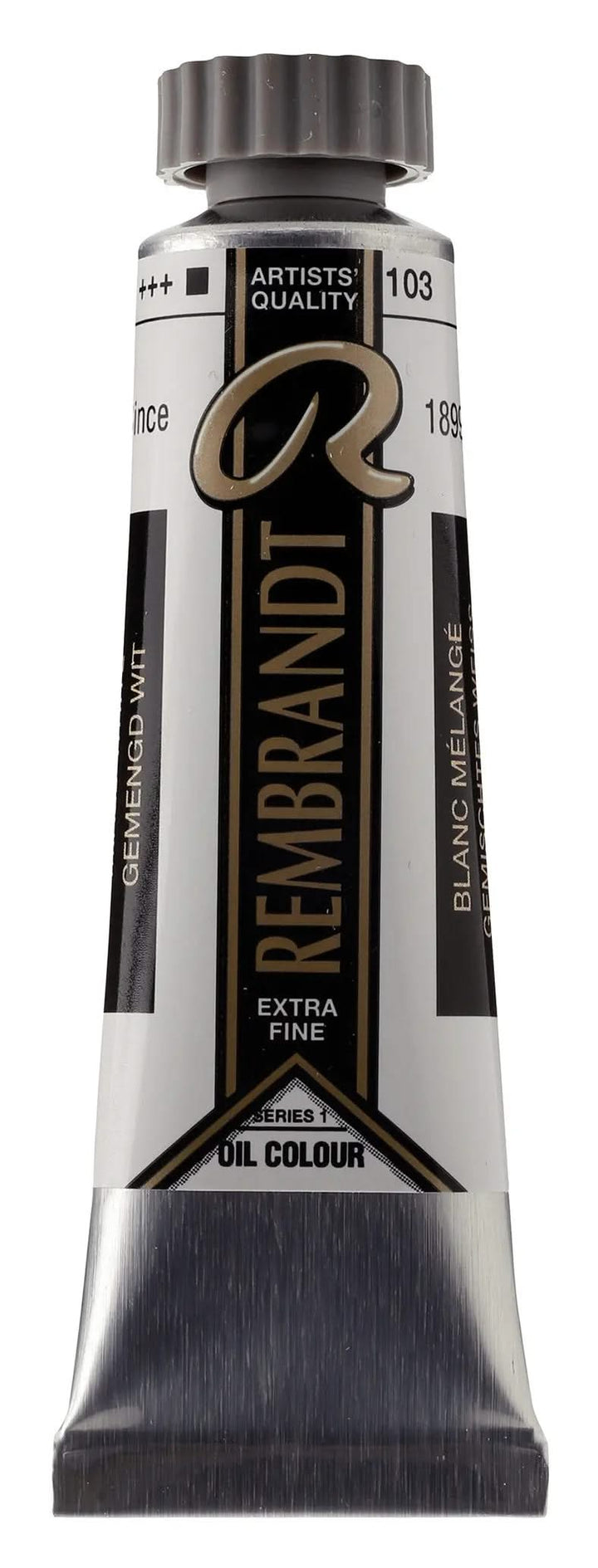 Rembrandt Ölfarbe Tube 60 ml Gemischtes Weiß (Safloröl) 103 - Kidis Art