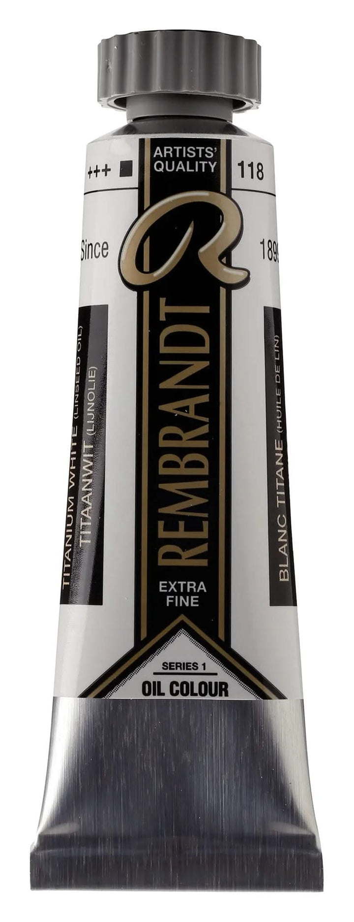 Rembrandt Ölfarbe Tube 60 ml Titanweiß (Leinöl) 118 - Kidis Art