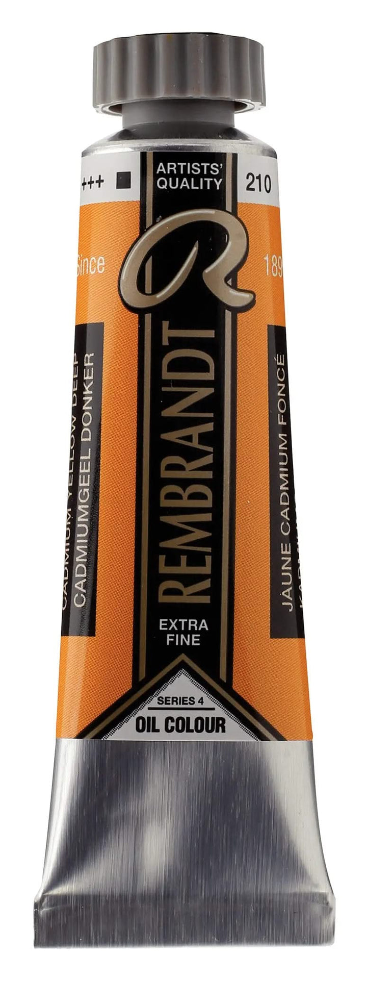 Rembrandt Ölfarbe Tube 40 ml Kadmiumgelb Dunkel 210 - Kidis Art