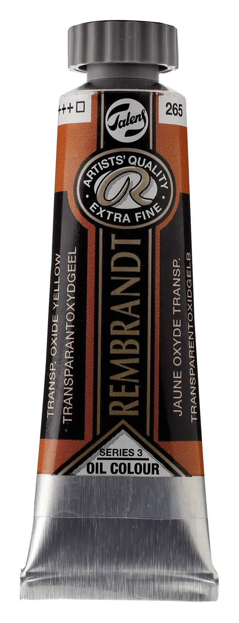 Rembrandt Ölfarbe Tube 150 ml Transparentoxidgelb 265 - Kidis Art
