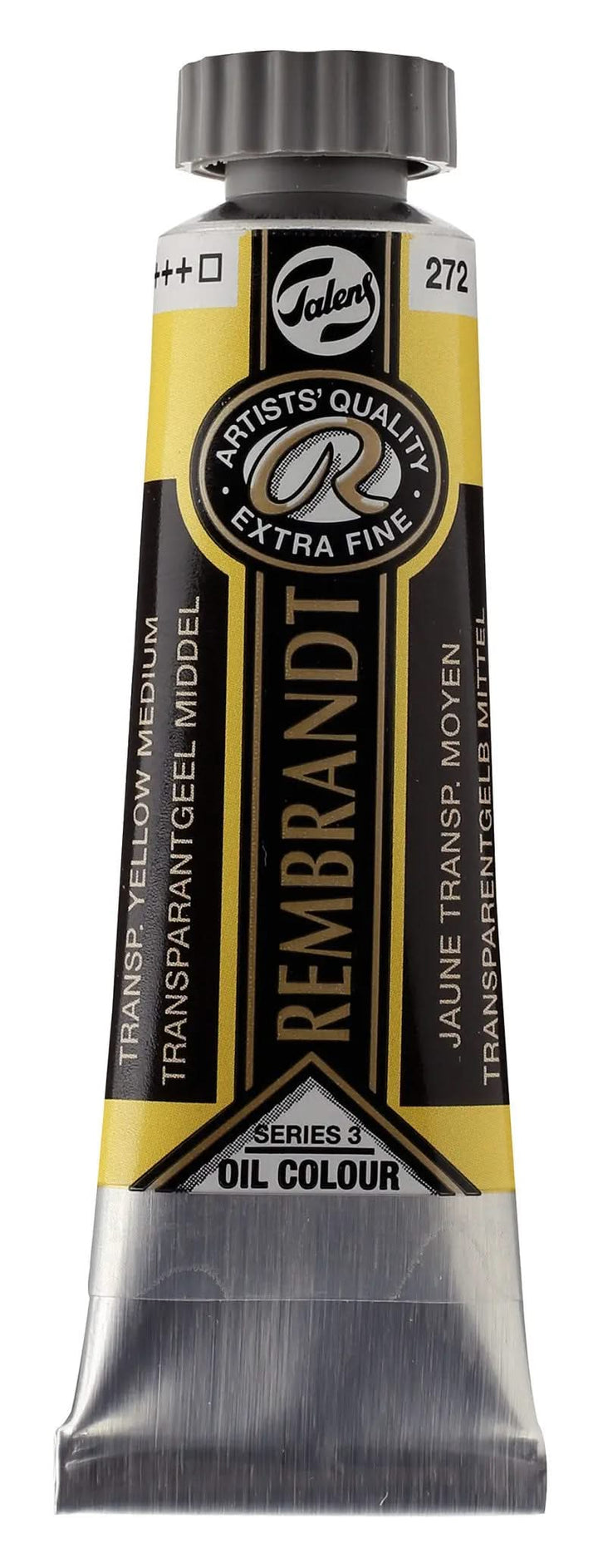 Rembrandt Ölfarbe Tube 15 ml Transparentgelb Mittel 272 - Kidis Art