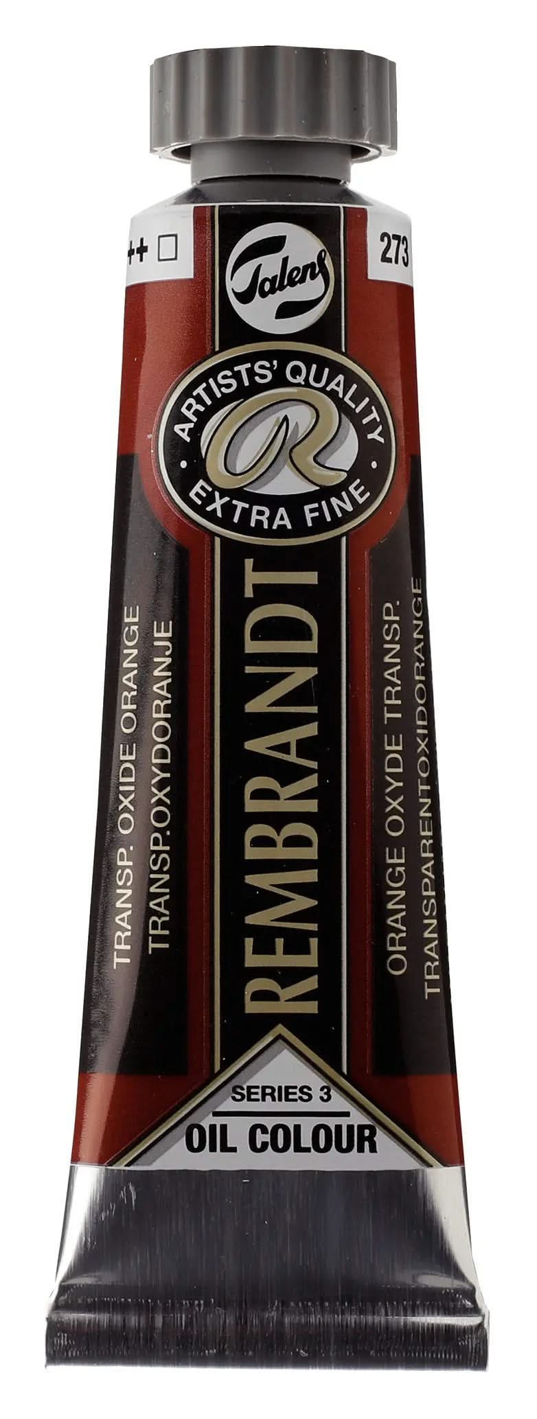 Rembrandt Ölfarbe Tube 40 ml Transparentoxidorange 273 - Kidis Art