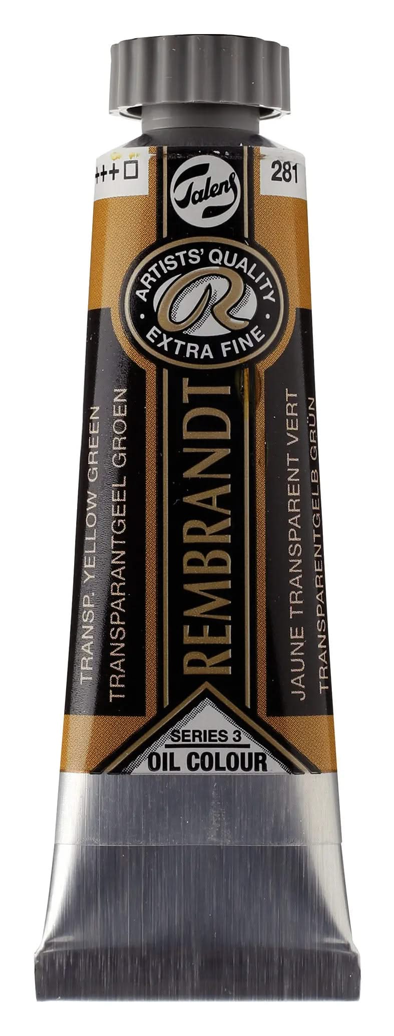 Rembrandt Ölfarbe Tube 40 ml Transparentgelb Grün 281 - Kidis Art