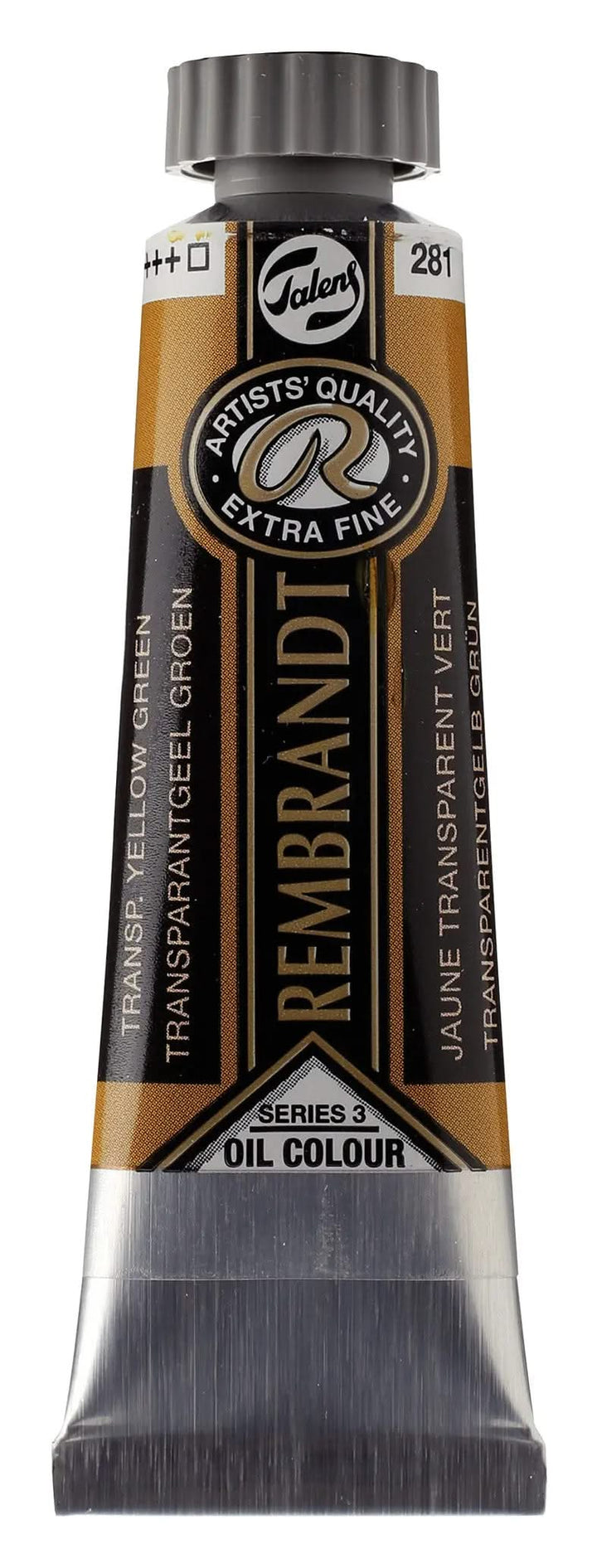 Rembrandt Ölfarbe Tube 40 ml Transparentgelb Grün 281 - Kidis Art