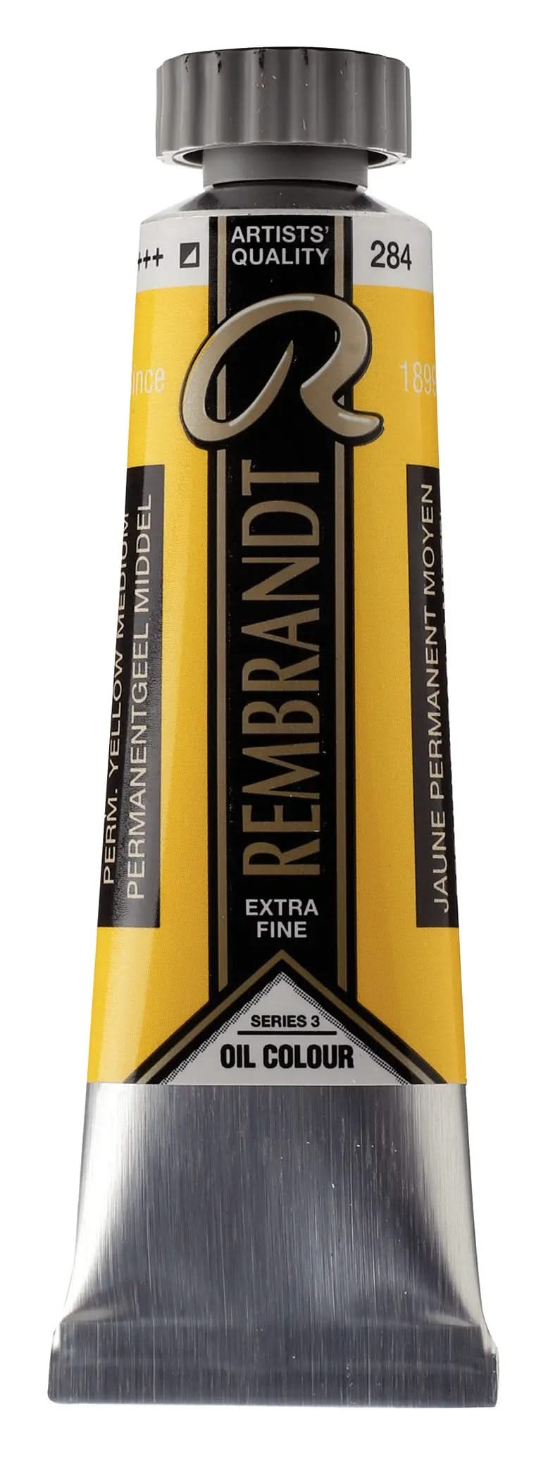 Rembrandt Ölfarbe Tube 40 ml Permanentgelb Mittel 284 - Kidis Art
