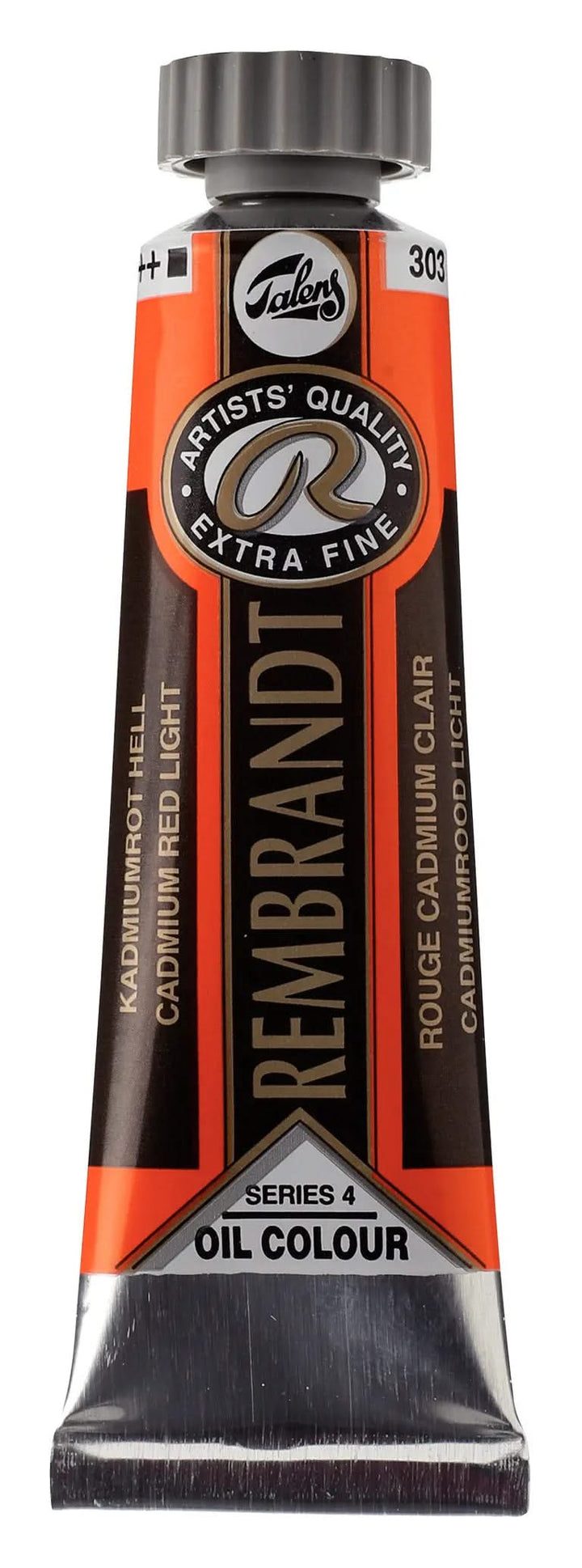 Rembrandt Ölfarbe Tube 15 ml Kadmiumrot Hell 303 - Kidis Art