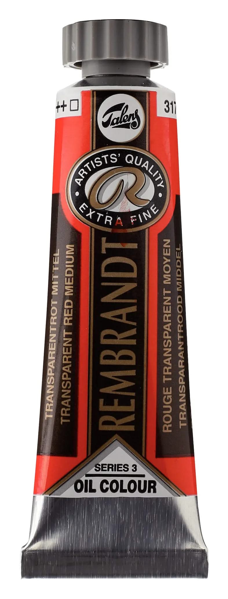 Rembrandt Ölfarbe Tube 40 ml Transparentrot Mittel 317 - Kidis Art