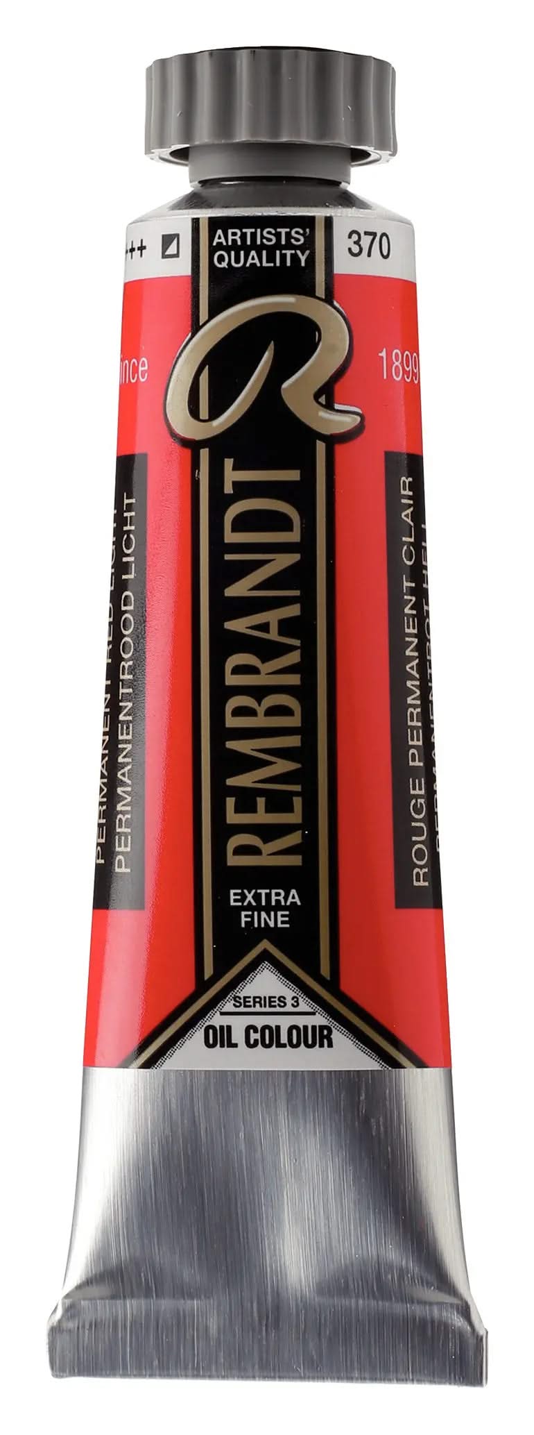 Rembrandt Ölfarbe Tube 40 ml Permanentrot Hell 370 - Kidis Art