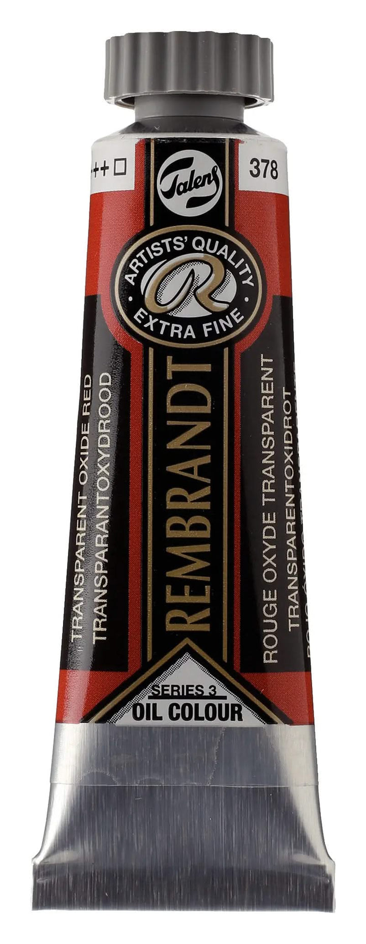 Rembrandt Ölfarbe Tube 40 ml Transparentoxidrot 378 - Kidis Art