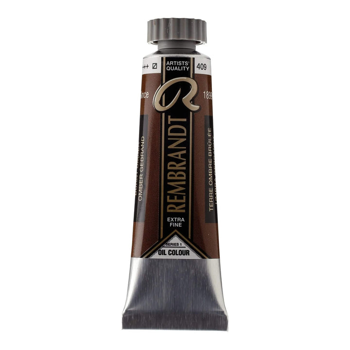 Rembrandt Ölfarbe Tube 15 ml Umbra Gebrannt 409 - Kidis Art