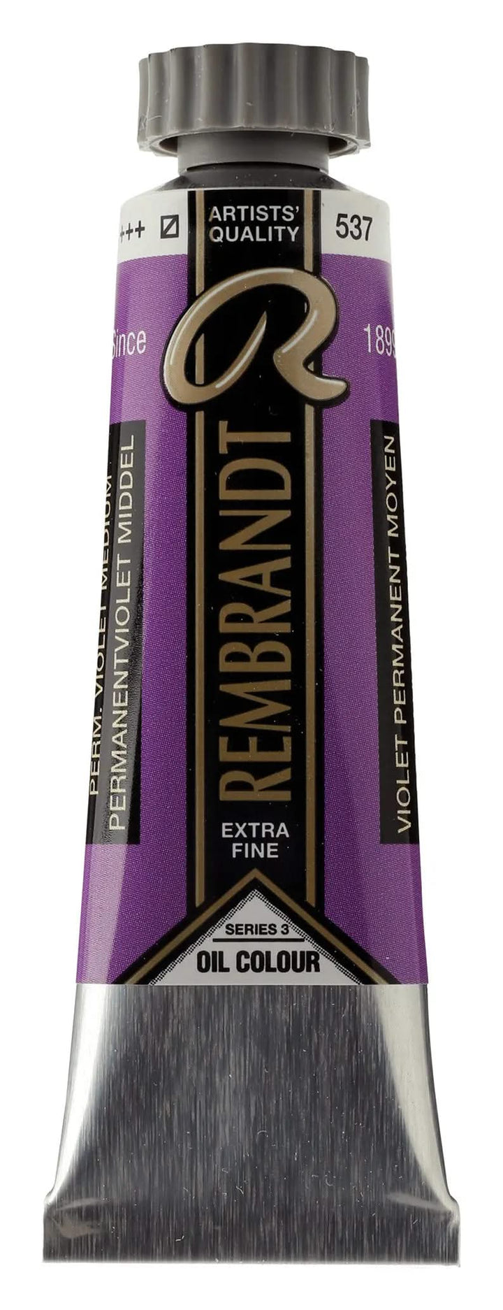 Rembrandt Ölfarbe Tube 40 ml Permanentviolett Mittel 537 - Kidis Art