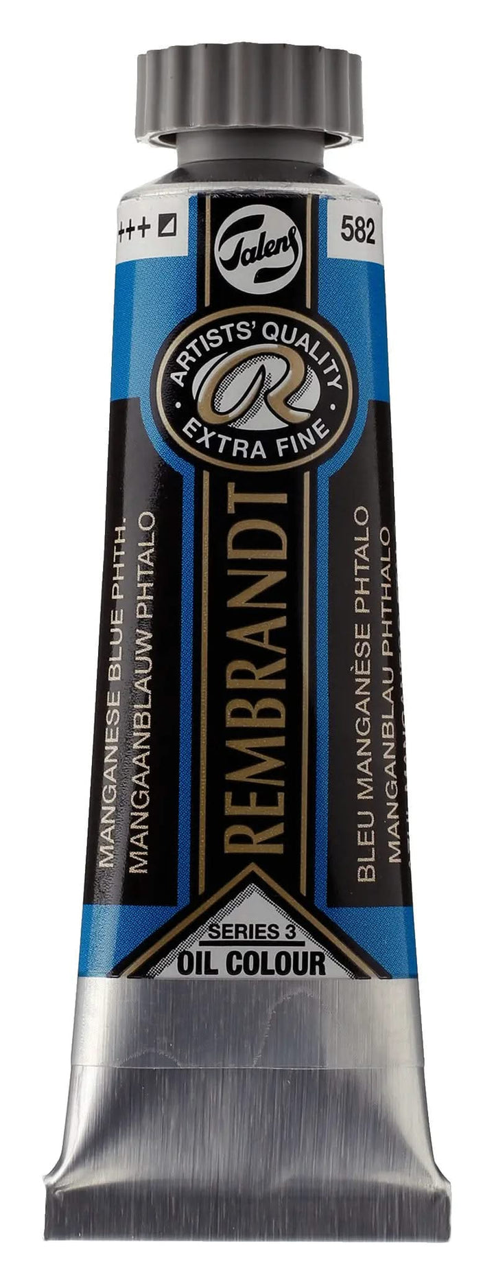 Rembrandt Ölfarbe Tube 15 ml Manganblau Phthalo 582 - Kidis Art