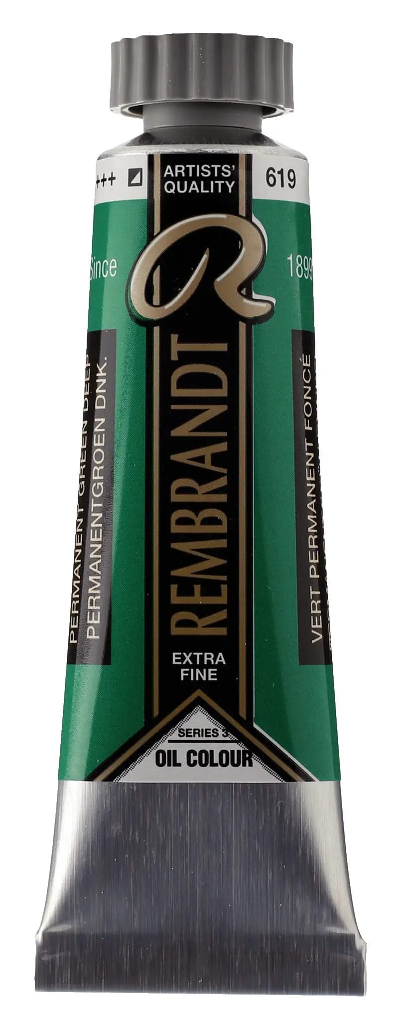 Rembrandt Ölfarbe Tube 40 ml Permanentgrün Dunkel 619 - Kidis Art