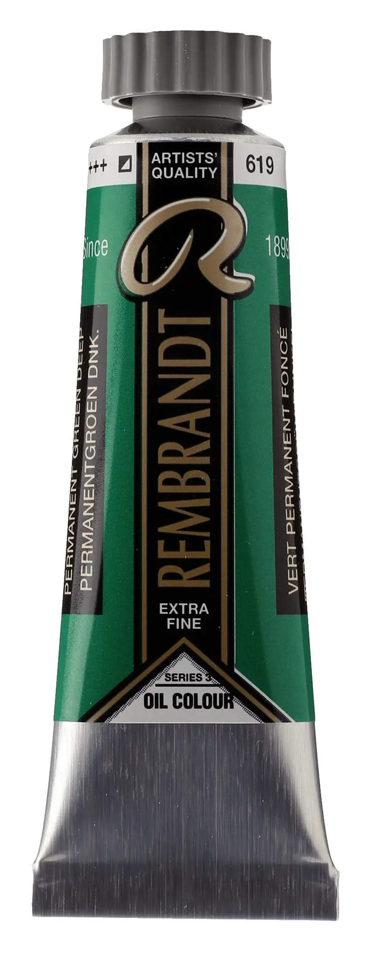 Rembrandt Ölfarbe Tube 40 ml Permanentgrün Dunkel 619 - Kidis Art
