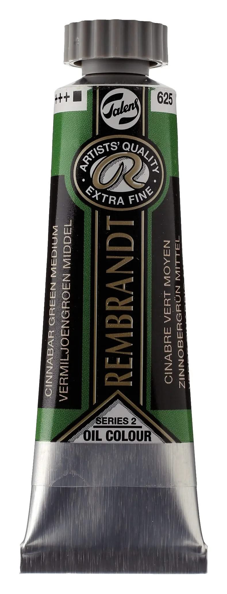 Rembrandt Ölfarbe Tube 40 ml Zinnobergrün Mittel 625 - Kidis Art