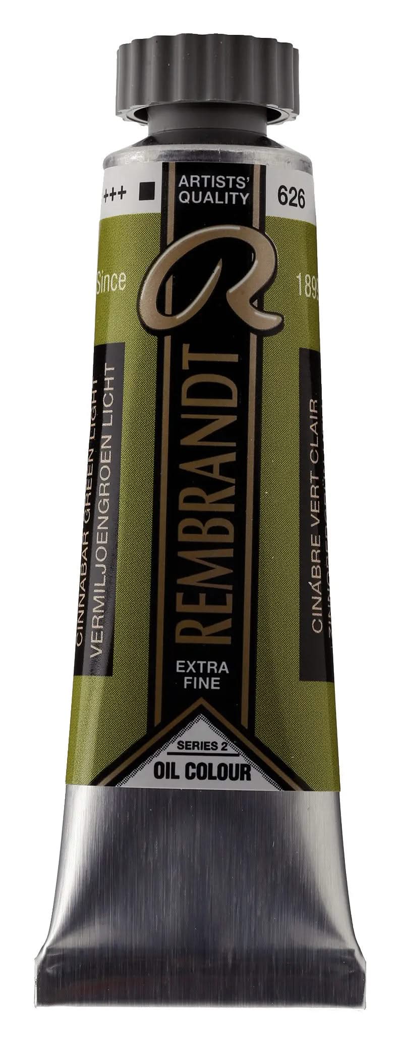 Rembrandt Ölfarbe Tube 150 ml Zinnobergrün Hell 626 - Kidis Art