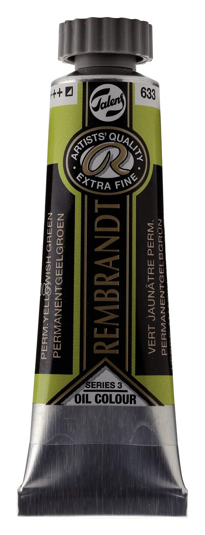 Rembrandt Ölfarbe Tube 15 ml Permanentgelbgrün 633 - Kidis Art