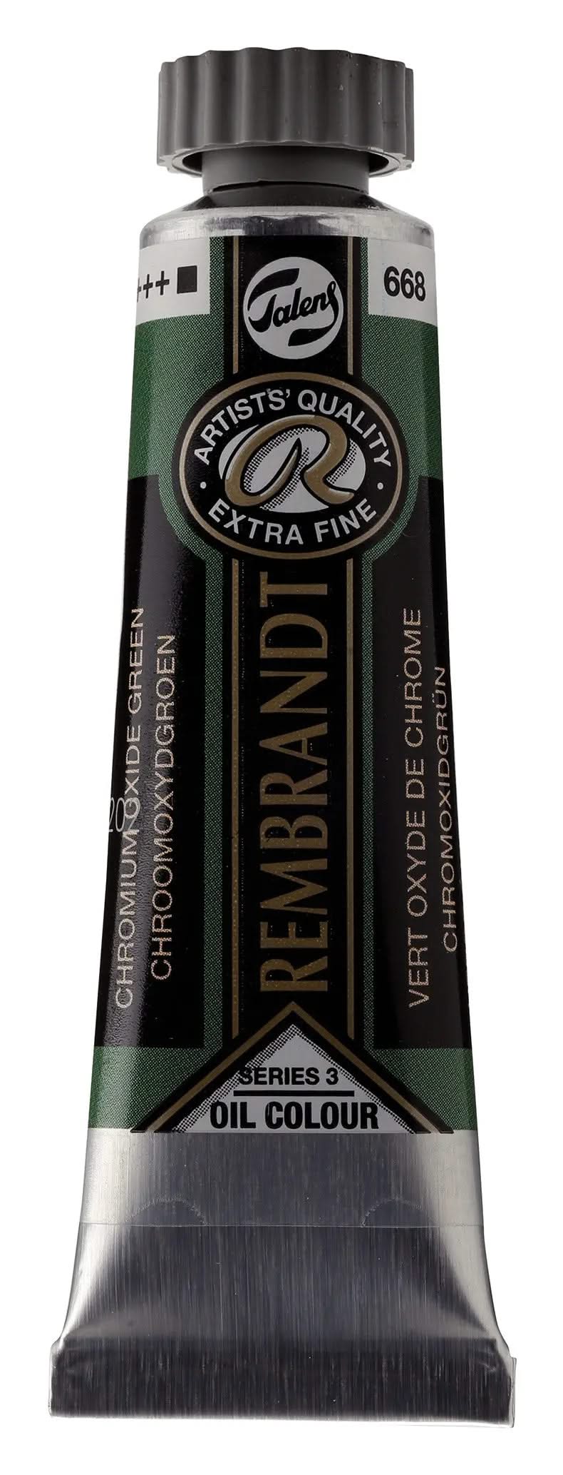 Rembrandt Ölfarbe Tube 40 ml Chromoxidgrün 668 - Kidis Art