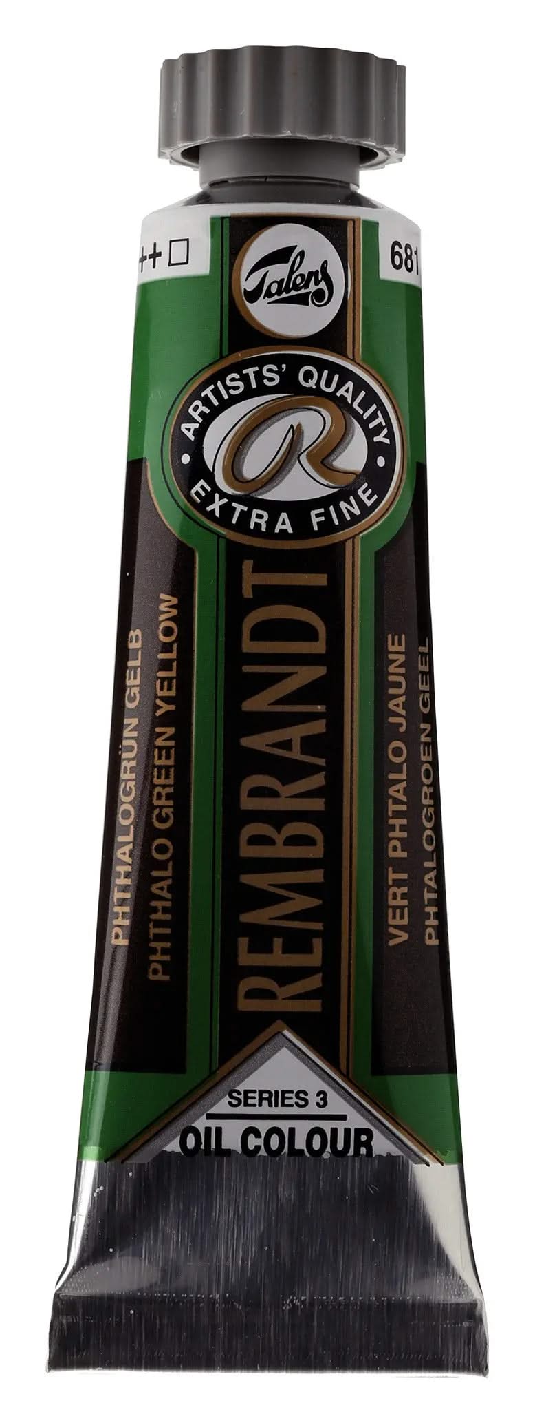 Rembrandt Ölfarbe Tube 40 ml Phthalogrün Gelb 681 - Kidis Art