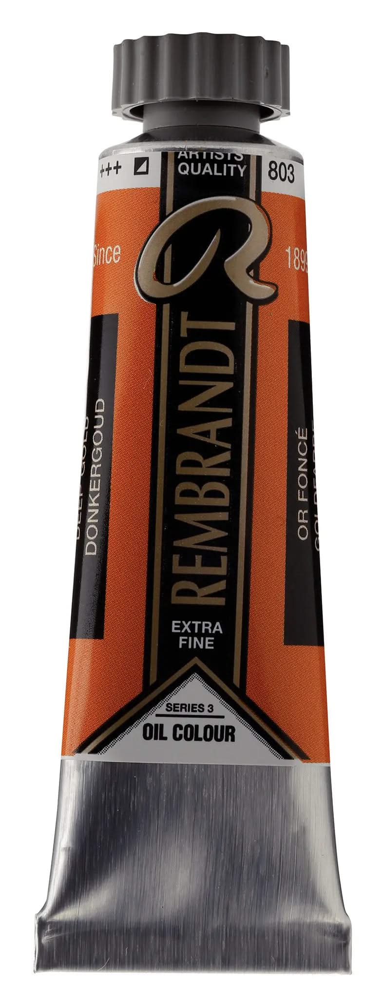 Rembrandt Ölfarbe Tube 15 ml Goldfarbe 803 - Kidis Art