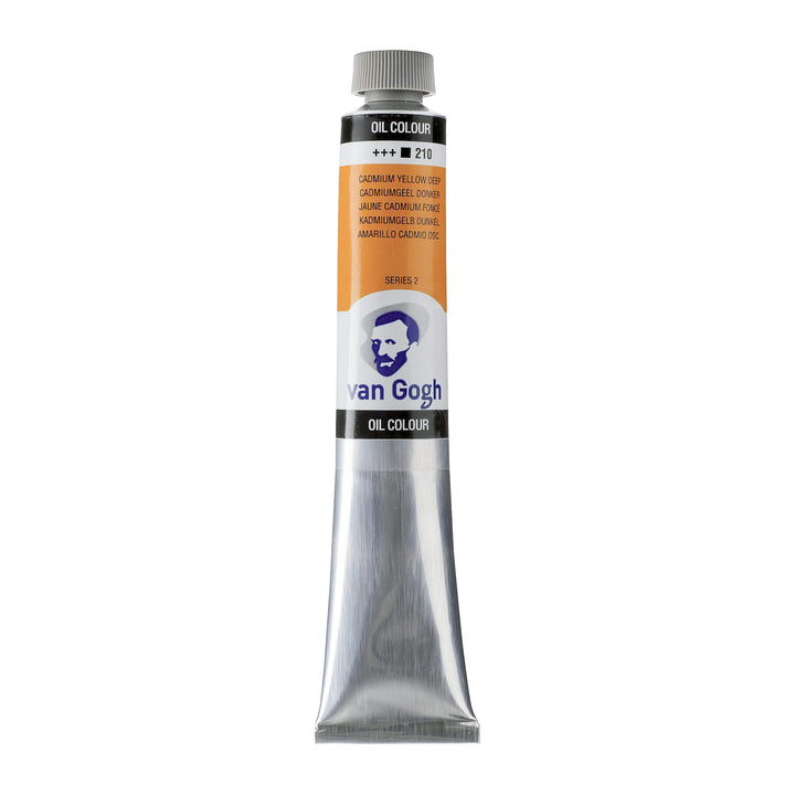 Van Gogh Ölfarbe Tube 60 ml Kadmiumgelb Dunkel 210 - Kidis Art