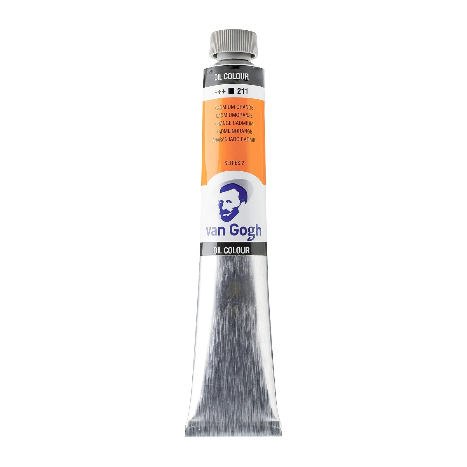 Van Gogh Ölfarbe Tube 60 ml Kadmiumorange 211 - Kidis Art