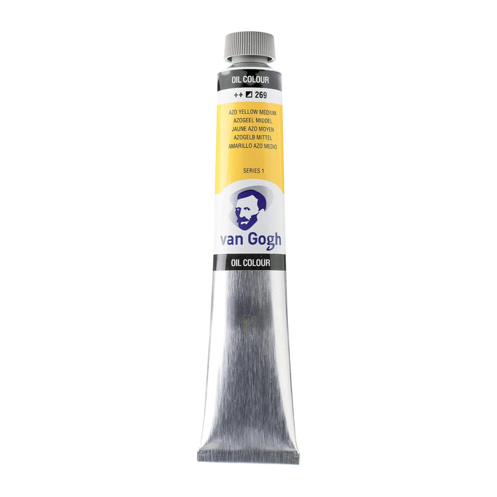 Van Gogh Ölfarbe Tube 60 ml Azogelb Mittel 269 - Kidis Art