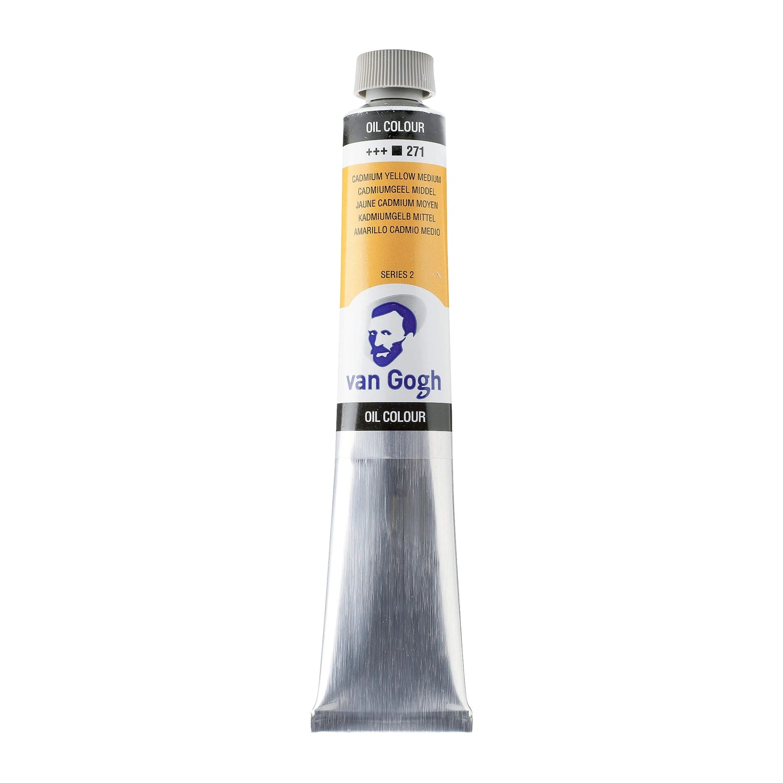 Van Gogh Ölfarbe Tube 200 ml Kadmiumgelb Mittel 271 - Kidis Art