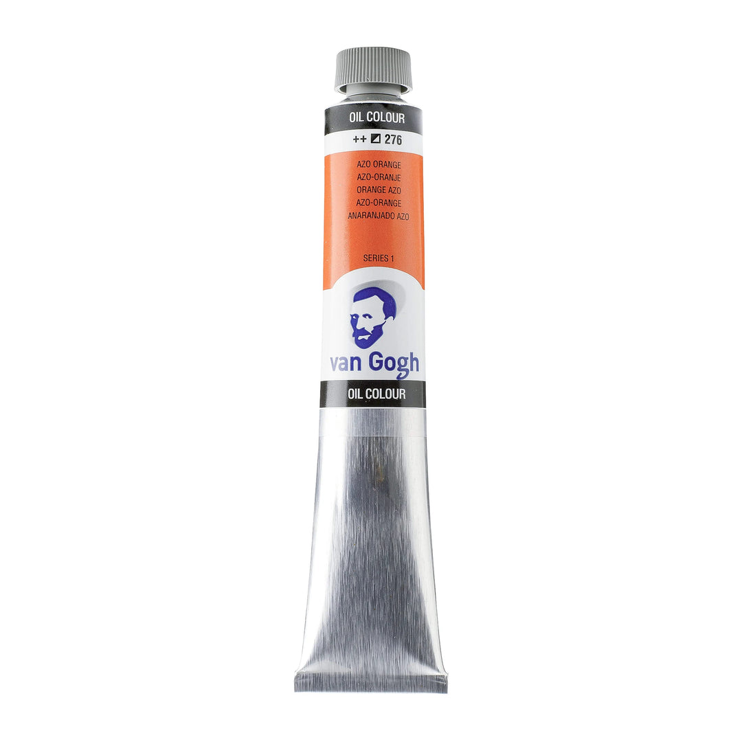 Van Gogh Ölfarbe Tube 200 ml Azo-Orange 276 - Kidis Art