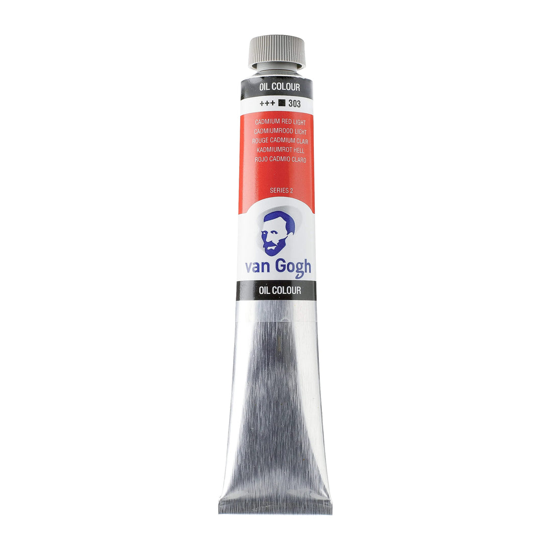 Van Gogh Ölfarbe Tube 60 ml Kadmiumrot Hell 303 - Kidis Art