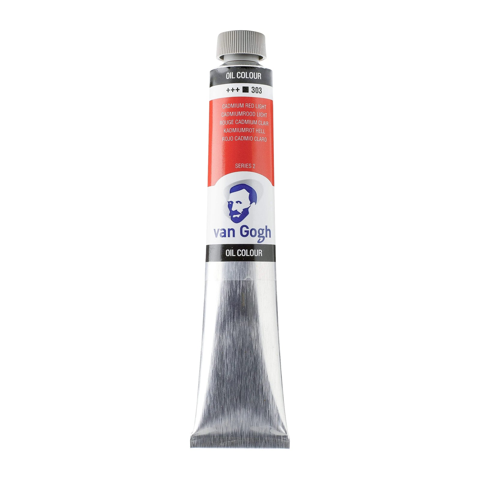 Van Gogh Ölfarbe Tube 60 ml Kadmiumrot Hell 303 - Kidis Art