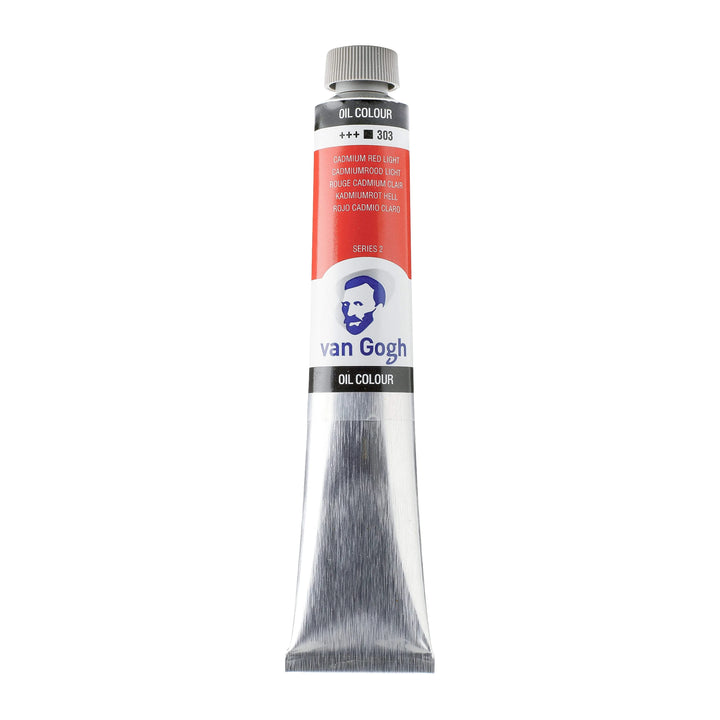 Van Gogh Ölfarbe Tube 60 ml Kadmiumrot Hell 303 - Kidis Art