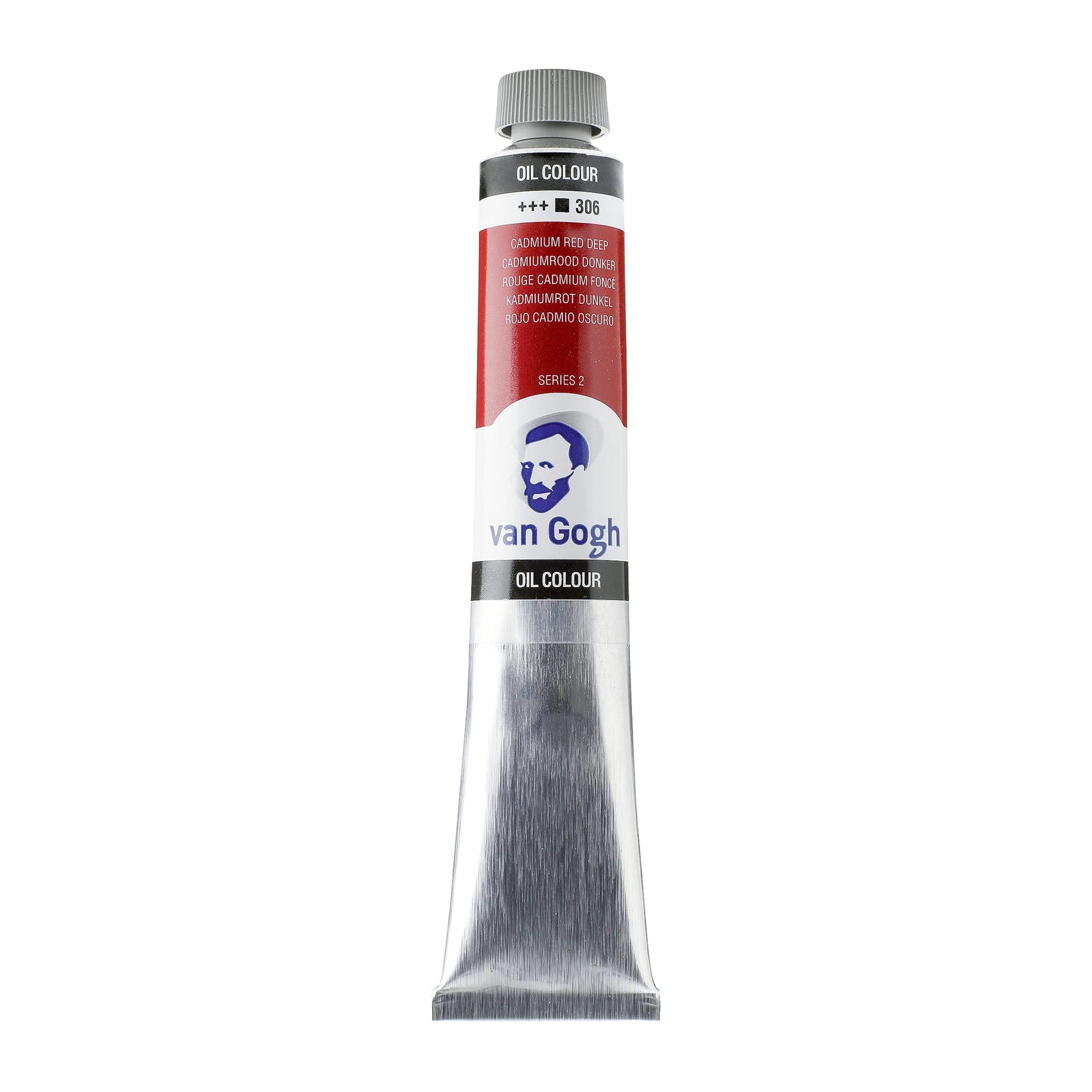 Van Gogh Ölfarbe Tube 20 ml Kadmiumrot Dunkel 306 - Kidis Art