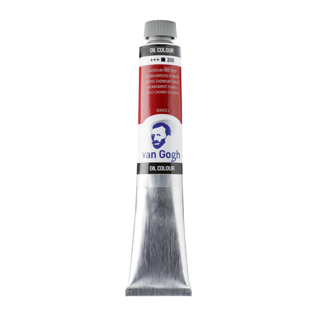 Van Gogh Ölfarbe Tube 60 ml Kadmiumrot Dunkel 306 - Kidis Art