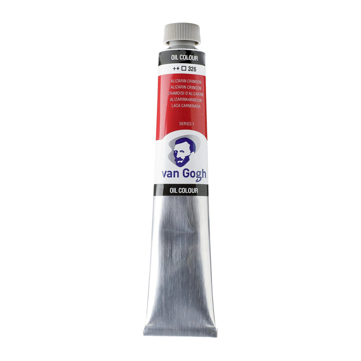 Van Gogh Ölfarbe Tube 200 ml Alizarinkarmesin 326 - Kidis Art