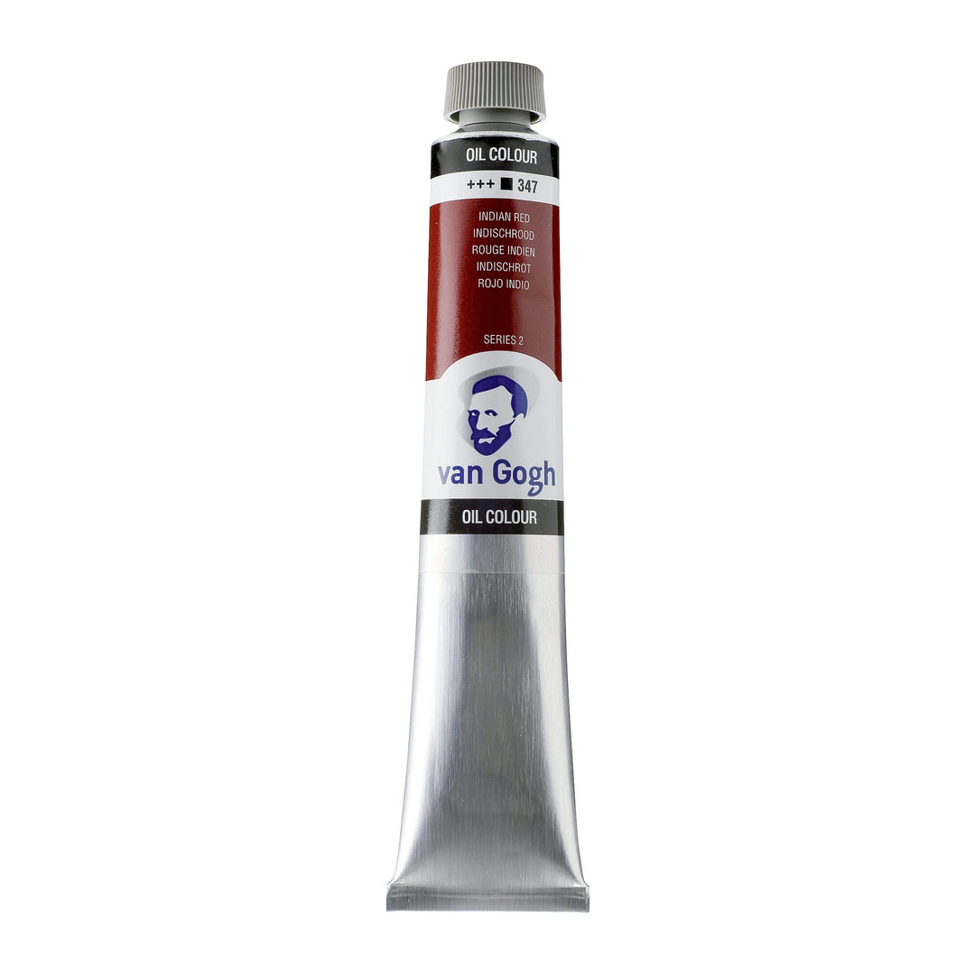 Van Gogh Ölfarbe Tube 60 ml Indischrot 347 - Kidis Art