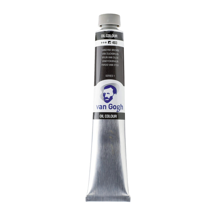 Van Gogh Ölfarbe Tube 60 ml Vandyckbraun 403 - Kidis Art