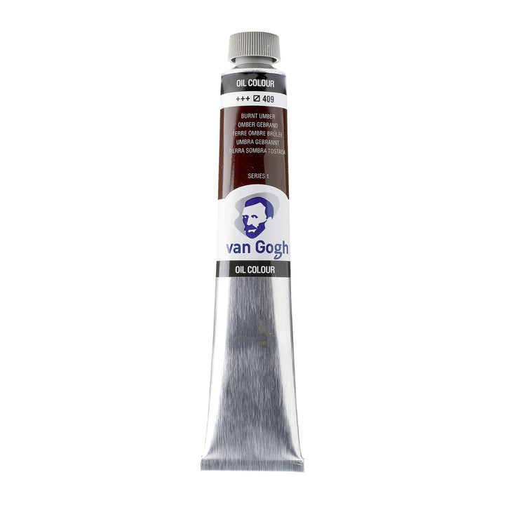 Van Gogh Ölfarbe Tube 60 ml Umbra Gebrannt 409 - Kidis Art