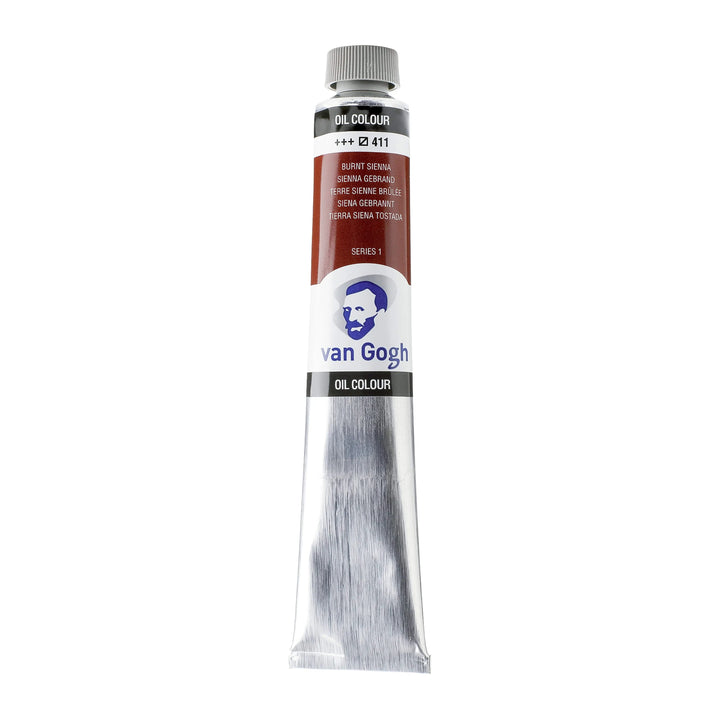 Van Gogh Ölfarbe Tube 200 ml Siena Gebrannt 411 - Kidis Art