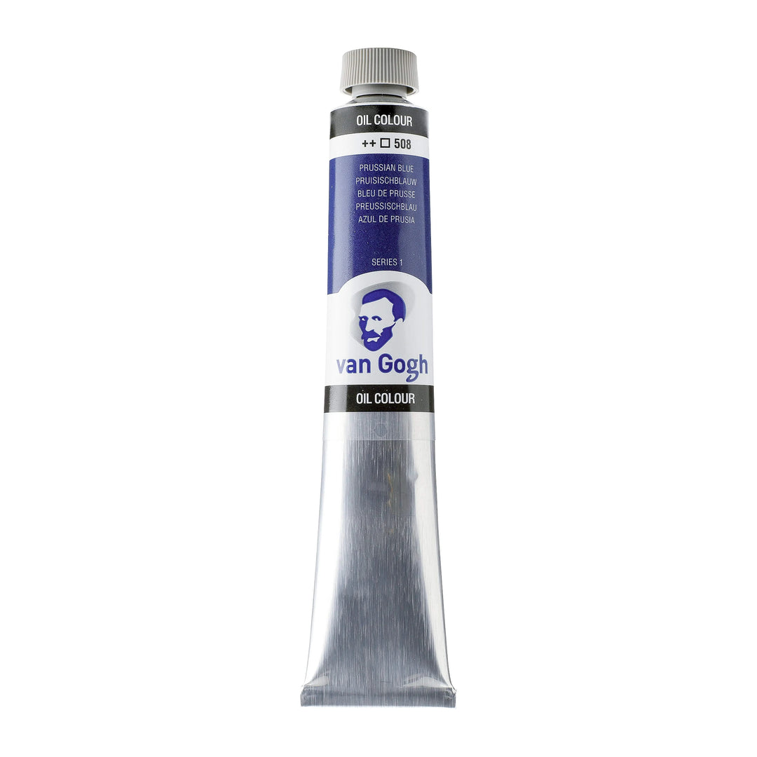 Van Gogh Ölfarbe Tube 200 ml Preussischblau 508 - Kidis Art