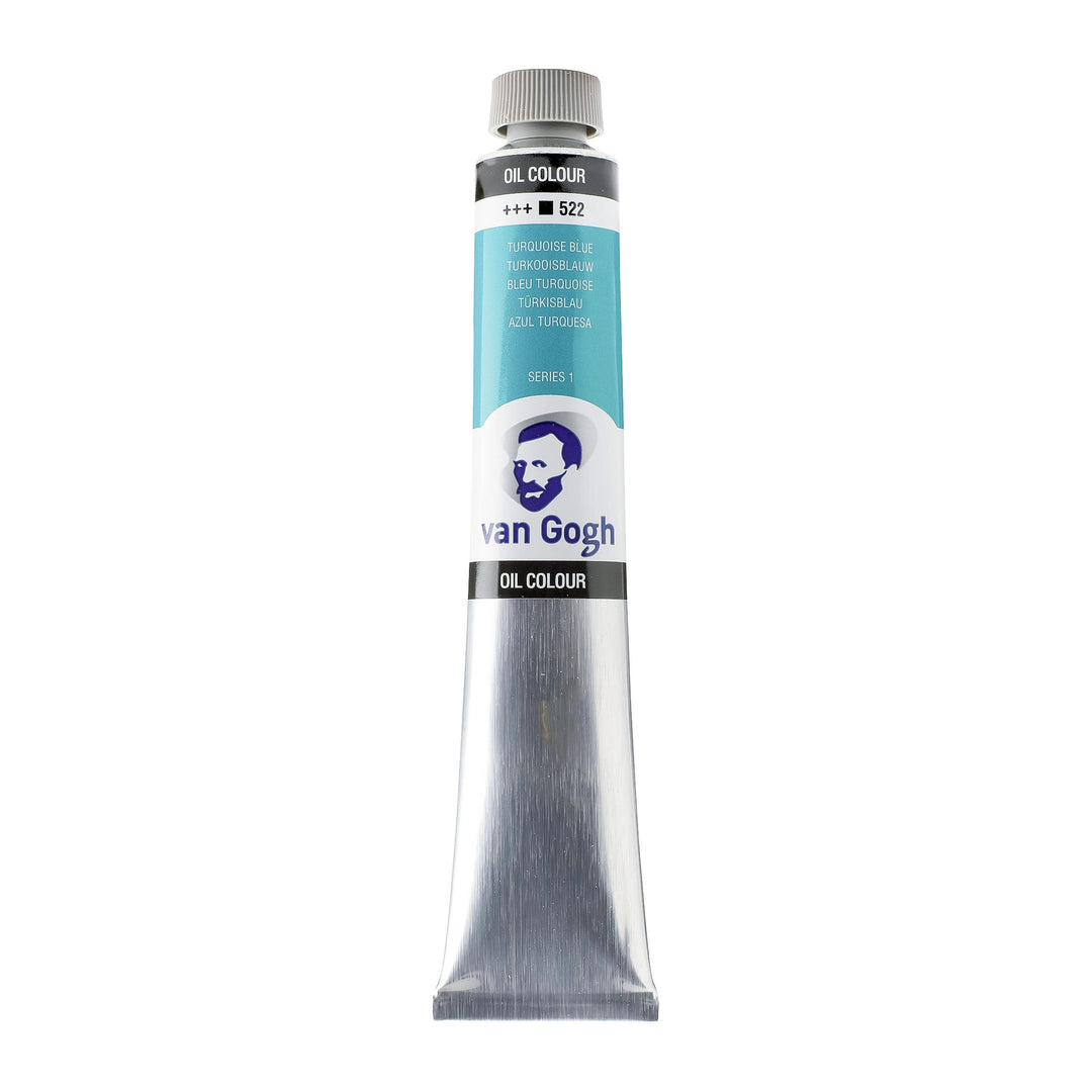 Van Gogh Ölfarbe Tube 200 ml Türkisblau 522 - Kidis Art