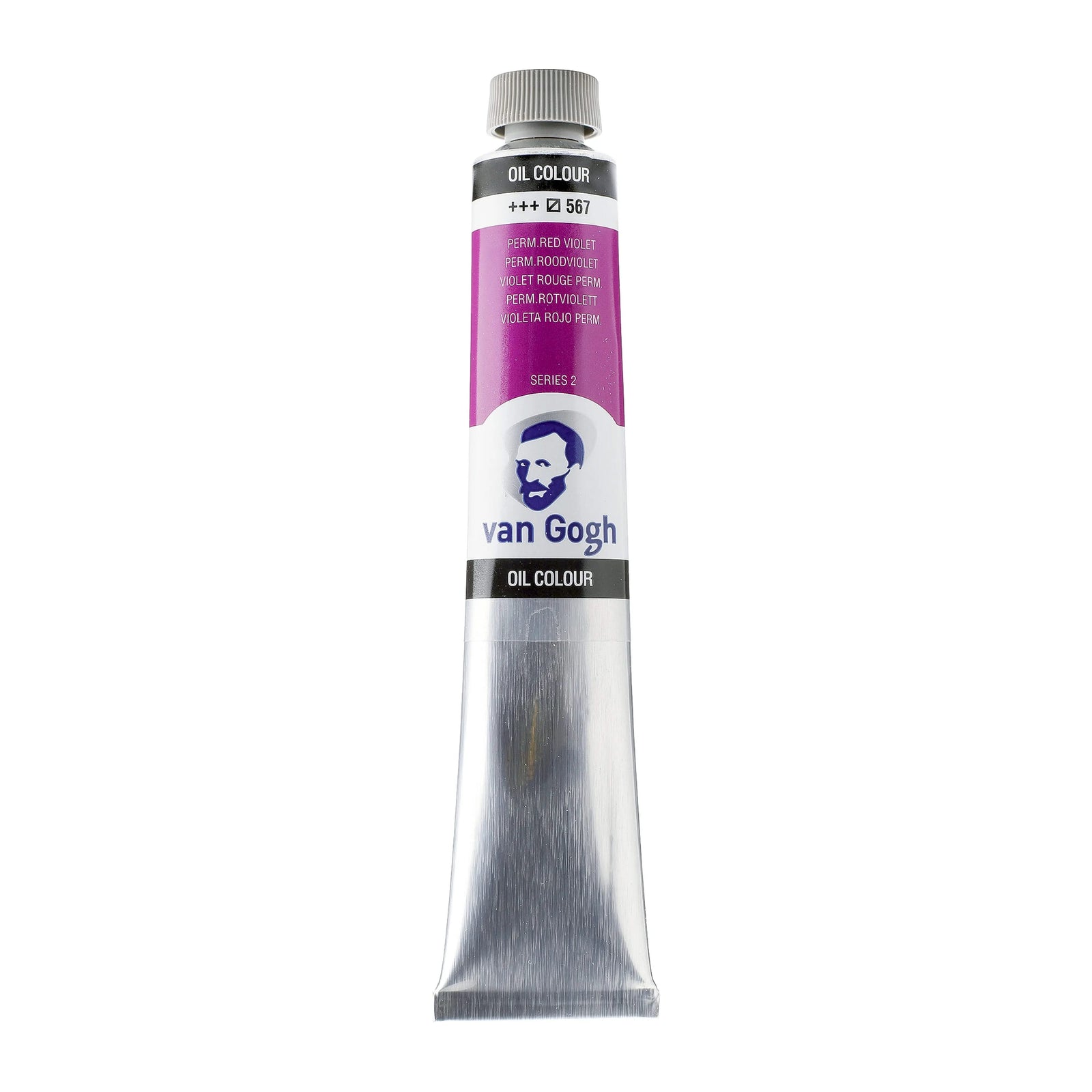 Van Gogh Ölfarbe Tube 20 ml Permanentrotviolett 567 - Kidis Art