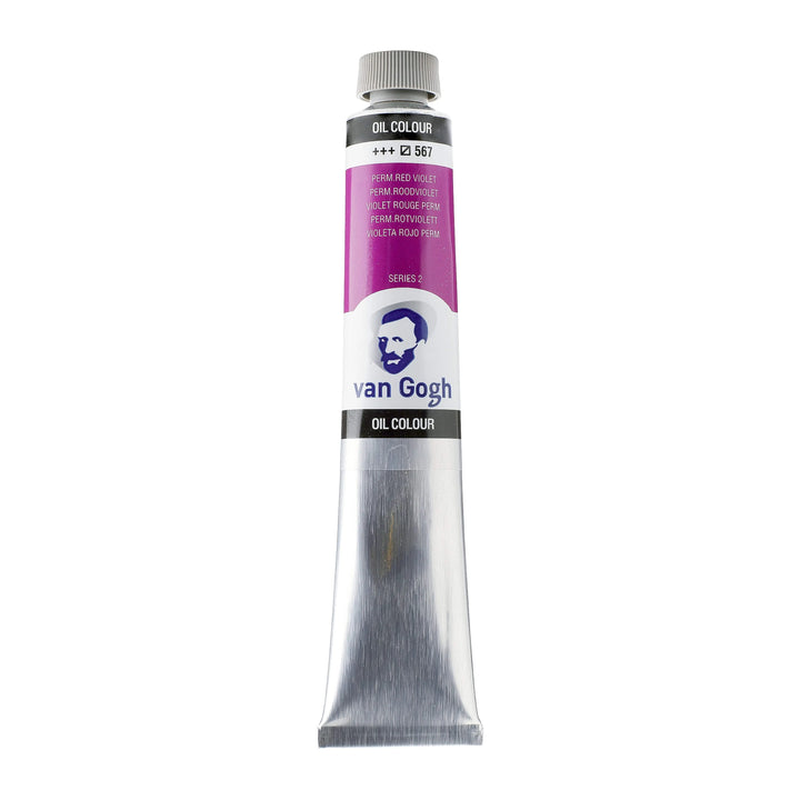 Van Gogh Ölfarbe Tube 20 ml Permanentrotviolett 567 - Kidis Art